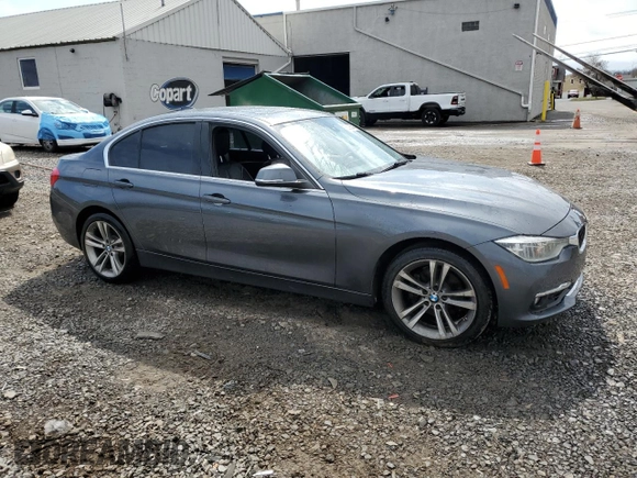 2018 BMW 3 Series 330i xDrive with VIN WBA8D9G53JNU67864, listed as a Copart auction lot 50385345 with 68,048 mi miles and Salvage title. Bid and sale history available at DreamBid. Image 4.