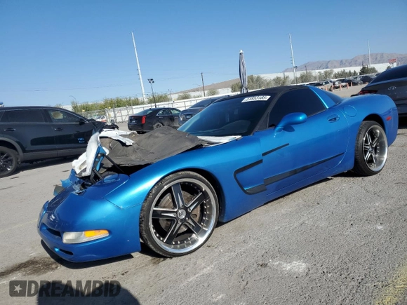2000 Chevrolet Corvette with VIN 1G1YY22G0Y5127047, listed as a Copart auction lot 51853185 with 345,982 mi miles and Salvage Title. Bid and sale history available at DreamBid. Image 1.