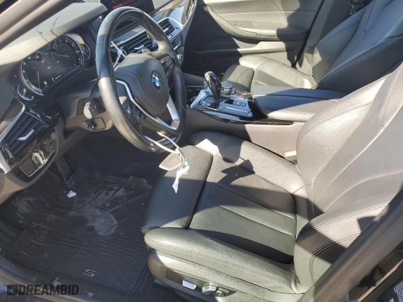 2019 BMW 5 Series 530i with VIN WBAJA5C57KG900892, listed as a Copart auction lot 82915404 with 79,037 mi miles and Salvage Title. Bid and sale history available at carsss.com. Image 7.