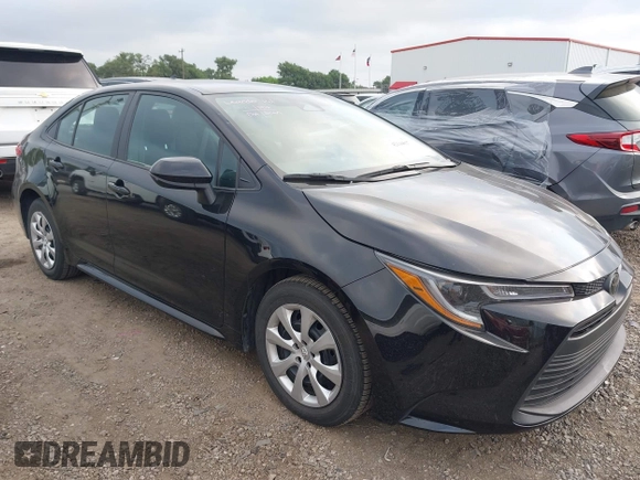 2023 Toyota Corolla LE with VIN 5YFB4MDE0PP067417, listed as a IAAI auction lot 42144017 with 51,652 mi miles. Bid and sale history available at carsss.com. Image 1.