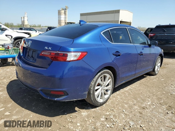 2017 Acura ILX Premium with VIN 19UDE2F77HA013189, listed as a Copart auction lot 52495955 with 100,287 mi miles and Salvage title. Bid and sale history available at DreamBid. Image 3.