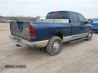 2005 Dodge Ram 2500 SLT with VIN 3D7KR28C95G742978, listed as a IAAI auction lot 41281967 with 161,544 mi miles. Bid and sale history available at carsss.com. Image 4.