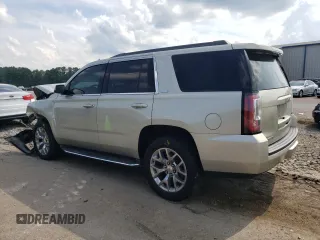 2015 GMC Yukon SLE with VIN 1GKS1AKCXFR684096, listed as a Copart auction lot 58341364 with 0 mi miles and Salvage Title. Bid and sale history available at carsss.com. Image 2.
