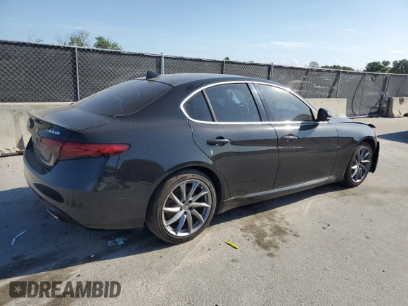 2017 Alfa Romeo Giulia with VIN ZARFAEBNXH7528652, listed as a Copart auction lot 50970735 with 100,631 mi miles and Clean Title. Bid and sale history available at carsss.com. Image 3.