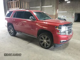 2015 Chevrolet Tahoe LTZ z VIN 1GNSKCKC4FR277564, wystawiony jako Copart lot #60589335 z przebiegiem Nie podano mil oraz Szkoda całkowita • Salvage title. Historia ofert i sprzedaży dostępna na DreamBid. Obrazek 4.