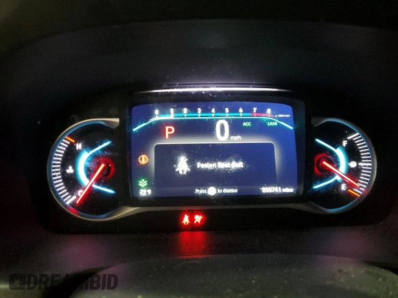 2020 Honda Pilot EX-L with VIN 5FNYF5H58LB020257, listed as a Copart auction lot 50732765 with 50,741 mi miles and Salvage Title. Bid and sale history available at carsss.com. Image 9.