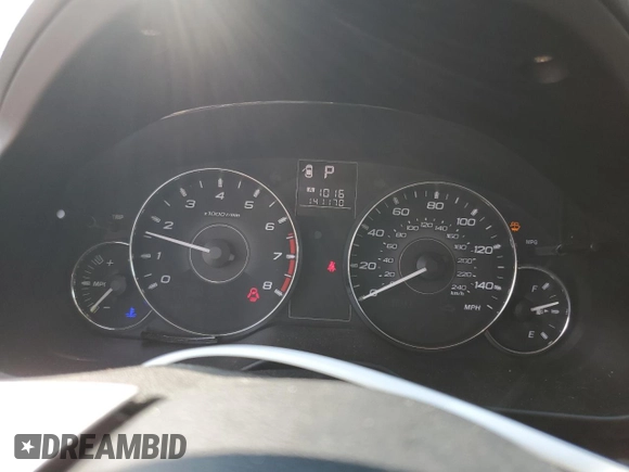 2011 Subaru Legacy Limited Power Moon with VIN 4S3BMBL65B3228070, listed as a Copart auction lot 59597005 with 141,170 mi miles and Salvage title. Bid and sale history available at DreamBid. Image 9.