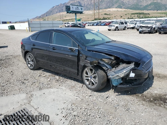 2017 Ford Fusion SE with VIN 3FA6P0H93HR207105, listed as a Copart auction lot 59310365 with 81,313 mi miles and Salvage title. Bid and sale history available at DreamBid. Image 4.