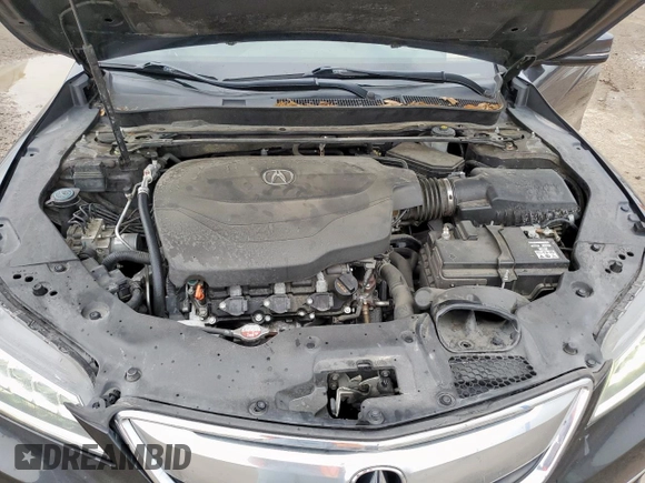 2015 Acura TLX V6 with VIN 19UUB2F32FA012244, listed as a Copart auction lot 59085705 with 110,331 mi miles and Salvage title. Bid and sale history available at DreamBid. Image 11.