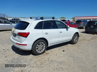 2015 Audi Q5 Premium Plus with VIN WA1LFAFP5FA121481, listed as a IAAI auction lot 41823011 with 69,380 mi miles. Bid and sale history available at carsss.com. Image 4.