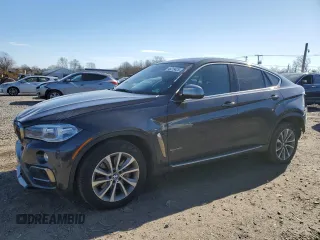 2016 BMW X6 xDrive50i with VIN 5UXKU6C59G0S82414, listed as a Copart auction lot 46219425 with 77,359 mi miles and Salvage Title. Bid and sale history available at carsss.com. Image 1.