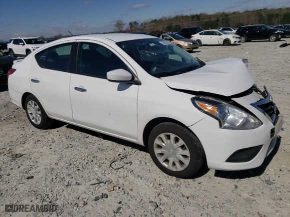 2019 Nissan Versa Sedan SV with VIN 3N1CN7AP6KL831305, listed as a Copart auction lot 49953585 with 130,455 mi miles and Salvage Title. Bid and sale history available at carsss.com. Image 4.