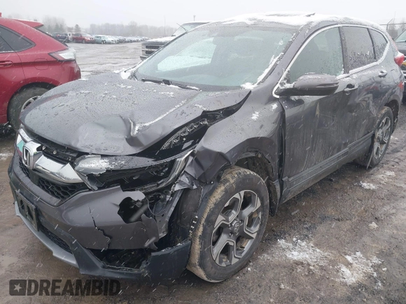 2018 Honda CR-V EX-L with VIN 5J6RW2H82JA001491, listed as a IAAI auction lot 41139160 with 71,928 mi miles. Bid and sale history available at carsss.com. Image 2.