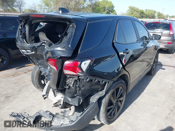2024 Chevrolet Equinox LS with VIN 3GNAXHEGXRL181622, listed as a IAAI auction lot 41857249 with 46,940 mi miles and . Bid and sale history available at DreamBid. Image 4.