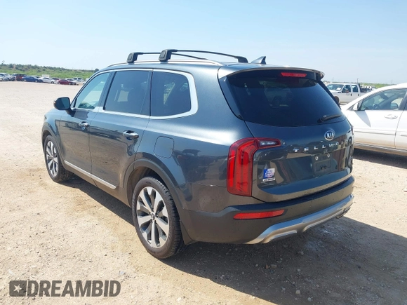 2020 Kia Telluride S with VIN 5XYP6DHC7LG016732, listed as a IAAI auction lot 42018917 with 135,518 mi miles and . Bid and sale history available at DreamBid. Image 3.