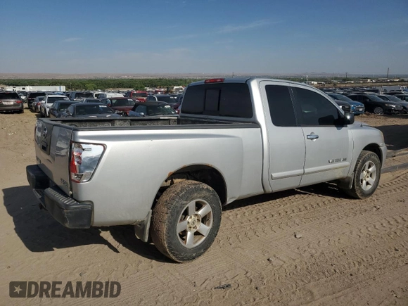 2006 Nissan Titan XE with VIN 1N6AA06B96N543317, listed as a Copart auction lot 55826275 with 236,264 mi miles and Salvage title. Bid and sale history available at DreamBid. Image 3.