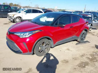 2021 Toyota C-HR LE with VIN JTNKHMBX2M1121238, listed as a IAAI auction lot 41417415 with 31,910 mi miles. Bid and sale history available at carsss.com. Image 2.
