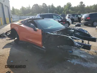 2018 Chevrolet Corvette Z51 1LT with VIN 1G1YH2D77J5101483, listed as a Copart auction lot 63526954 with 0 mi miles and Non Repairable. Bid and sale history available at carsss.com. Image 4.