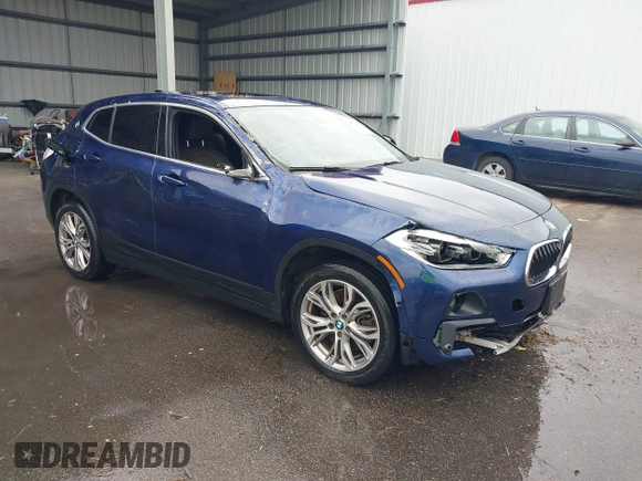 2019 BMW X2 sDrive28i with VIN WBXYJ3C52K5N10612, listed as a IAAI auction lot 41937104 with 107,283 mi miles. Bid and sale history available at carsss.com. Image 1.