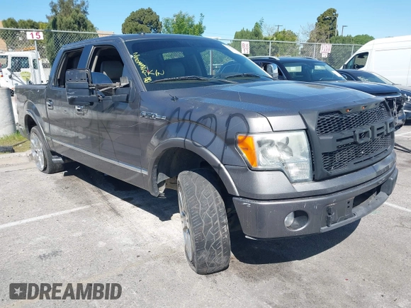 2010 Ford F-150 XL with VIN 1FTFW1CV3AFB48275, listed as a IAAI auction lot 41946345 with 1 mi miles. Bid and sale history available at carsss.com. Image 1.