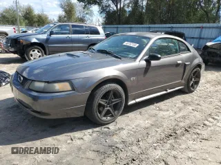 2003 Ford Mustang GT Deluxe with VIN 1FAFP42X73F352524, listed as a Copart auction lot 46752105 with 175,142 mi miles and Salvage Title. Bid and sale history available at carsss.com. Image 1.