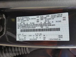 2017 Ford F-150 XL z VIN 1FTEW1EF4HFA19327, wystawiony jako Copart lot #45618432 z przebiegiem 183 934 mil mil oraz Szkoda całkowita • Salvage title. Historia ofert i sprzedaży dostępna na DreamBid. Obrazek 10.