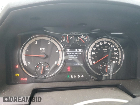 2010 Dodge 2500 SLT with VIN 3D7UT2CL4AG179057, listed as a Copart auction lot 85388744 with 253,064 mi miles and Salvage Title. Bid and sale history available at DreamBid. Image 9.