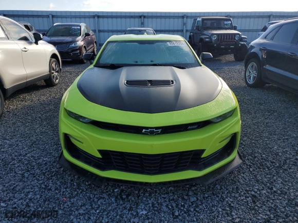 2021 Chevrolet Camaro 2SS with VIN 1G1FH1R77M0125648, listed as a Copart auction lot 85612204 with 19,513 mi miles and Salvage Title. Bid and sale history available at carsss.com. Image 5.