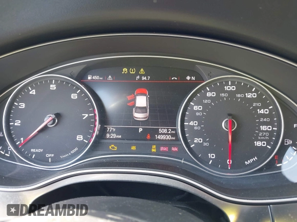 2017 Audi A6 Premium with VIN WAUF8AFC6HN078756, listed as a IAAI auction lot 42412413 with 149,930 mi miles and . Bid and sale history available at DreamBid. Image 7.