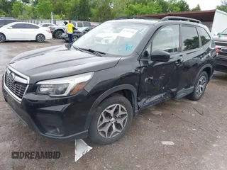 2021 Subaru Forester Premium with VIN JF2SKAJC7MH565601, listed as a IAAI auction lot 42202360 with 85,792 mi miles and . Bid and sale history available at DreamBid. Image 17.