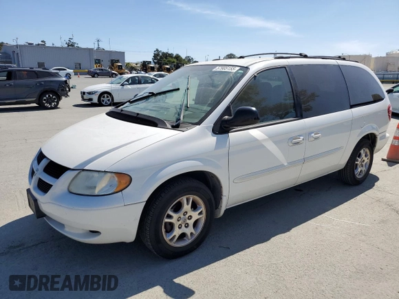 2003 Dodge Grand Caravan z VIN 2D4GP74L73R111228, wystawiony jako Copart lot #57905155 z przebiegiem 85 878 mil mil oraz Czysty tytuł • Clean title. Historia ofert i sprzedaży dostępna na DreamBid. Obrazek 1.