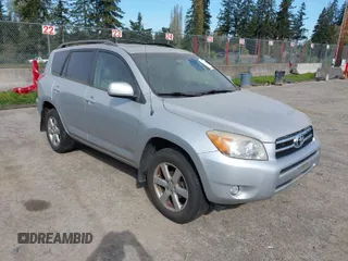 2008 Toyota RAV4 Ltd with VIN JTMBD31V385187211, listed as a IAAI auction lot 42047533 with 168,578 mi miles. Bid and sale history available at carsss.com. Image 1.