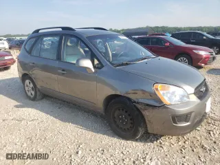 2009 Kia Rondo LX Base with VIN KNAFG528697282779, listed as a Copart auction lot 58926614 with 115,355 mi miles and Salvage Title. Bid and sale history available at carsss.com. Image 4.