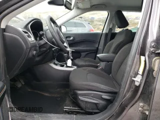 2021 Jeep Compass Sport with VIN 3C4NJDAB2MT516752, listed as a Copart auction lot 49708635 with 58,970 mi miles and Salvage Title. Bid and sale history available at DreamBid. Image 7.