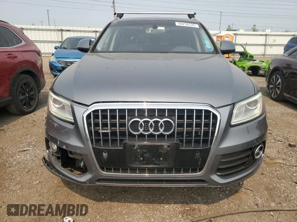 2013 Audi Q5 Premium Plus with VIN WA1LFAFP8DA033425, listed as a Copart auction lot 58250535 with 85,015 mi miles and Salvage title. Bid and sale history available at DreamBid. Image 5.