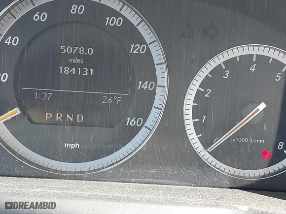 2008 Mercedes-Benz C-Class 3.0L Sport with VIN WDDGF54X38F132654, listed as a IAAI auction lot 41636322 with 184,131 mi miles. Bid and sale history available at carsss.com. Image 7.