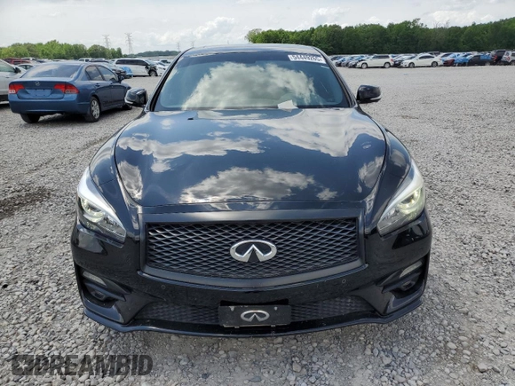 2017 Infiniti Q70 3.7 with VIN JN1BY1AP7HM740431, listed as a Copart auction lot 54449265 with 129,598 mi miles and Salvage title. Bid and sale history available at DreamBid. Image 5.