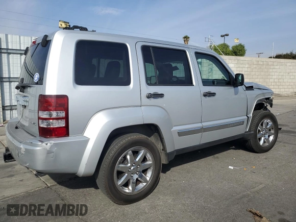 2008 Jeep Liberty Limited with VIN 1J8GN58K38W287287, listed as a Copart auction lot 42855325 with 127,044 mi miles and Salvage Title. Bid and sale history available at DreamBid. Image 3.