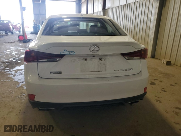 2017 Lexus IS 300 with VIN JTHCM1D25H5024262, listed as a Copart auction lot 60467585 with 91,888 mi miles and Salvage title. Bid and sale history available at DreamBid. Image 6.