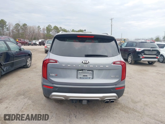 2021 Kia Telluride EX with VIN 5XYP34HCXMG123526, listed as a IAAI auction lot 41842912 with 54,675 mi miles and . Bid and sale history available at DreamBid. Image 16.