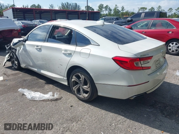 2018 Honda Accord EX-L with VIN 1HGCV2F57JA017839, listed as a IAAI auction lot 41281323 with 83,986 mi miles and . Bid and sale history available at DreamBid. Image 3.