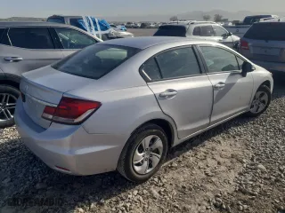 2013 Honda Civic Sdn LX with VIN 2HGFB2F58DH569958, listed as a Copart auction lot 52217725 with 62,921 mi miles and Salvage Title. Bid and sale history available at carsss.com. Image 3.