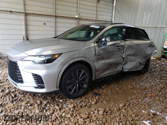 2023 Lexus RX with VIN 2T2BAMCA7PC006617, listed as a Copart auction lot 63706013 with 6,772 mi miles. Bid and sale history available at carsss.com. Image 1.