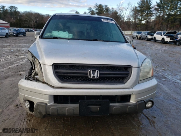 2003 Honda Pilot EX with VIN 2HKYF18793H566223, listed as a Copart auction lot 43033495 with 0 mi miles and Clean Title. Bid and sale history available at carsss.com. Image 5.