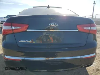 2014 Kia Cadenza Premium with VIN KNALN4D70E5126542, listed as a Copart auction lot 48663474 with Not Provided miles and Salvage Title. Bid and sale history available at carsss.com. Image 6.