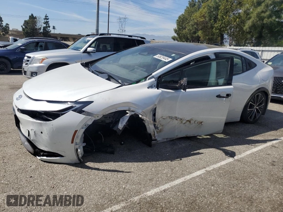2024 Toyota Prius LE with VIN JTDACAAUXR3026703, listed as a Copart auction lot 50629445 with Not Provided miles and Salvage Title. Bid and sale history available at DreamBid. Image 1.