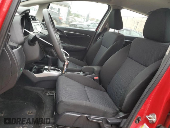2019 Honda Fit LX with VIN 3HGGK5H40KM726908, listed as a Copart auction lot 52800005 with 37,297 mi miles and Salvage Title. Bid and sale history available at carsss.com. Image 7.