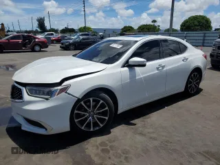 2020 Acura TLX with VIN 19UUB2F38LA006301, listed as a Copart auction lot 60717985 with 59,445 mi miles and Salvage title. Bid and sale history available at DreamBid. Image 1.