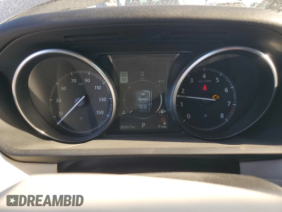 2017 Land Rover Discovery HSE Luxury with VIN SALRHBBV6HA046483, listed as a Copart auction lot 51866655 with 53,511 mi miles and Salvage Title. Bid and sale history available at carsss.com. Image 9.