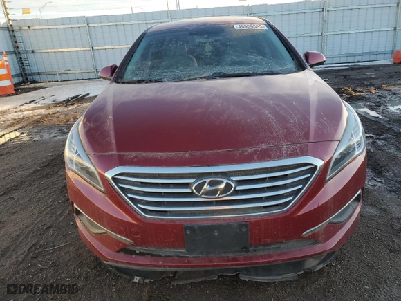 2016 Hyundai Sonata 2.4L SE with VIN 5NPE24AF2GH369840, listed as a Copart auction lot 46908095 with 133,718 mi miles and Clean Title. Bid and sale history available at carsss.com. Image 5.
